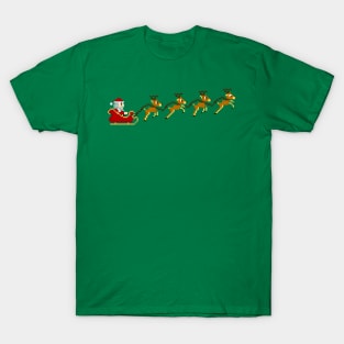 8-bit Santa Claus T-Shirt